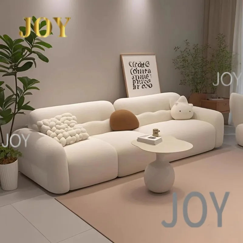 #￥Nordic Cloud Living Room Sofas Pouf Couch Puffs Futon Armchair Waiting Living Room Sofas Universal Sillon CamaRoom Decorations