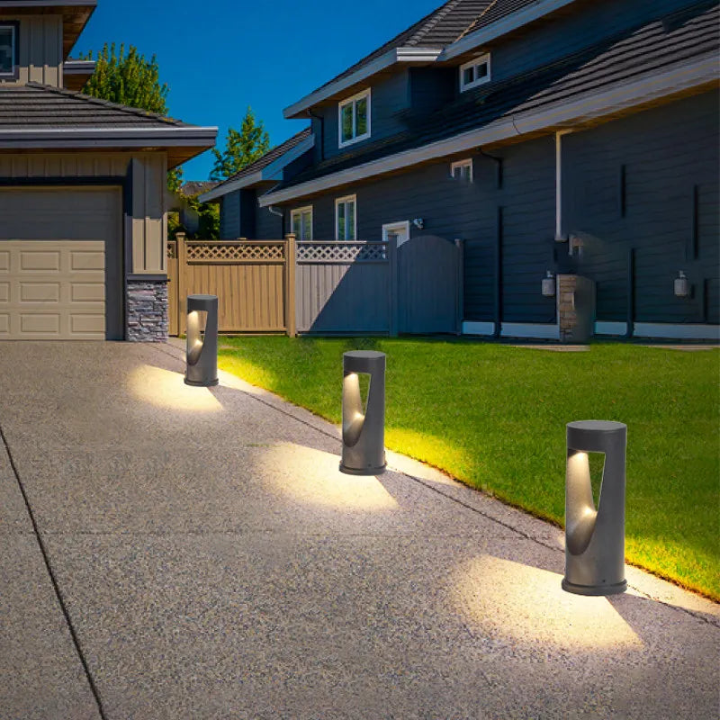 Lawn lamp Outdoor waterproof garden Simple round grass Outdoor column Landscape garden villa grass