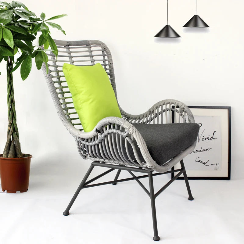 Rattan Patio Furniture Set Outdoor Wicker Bistro Chairs for Garden Use
