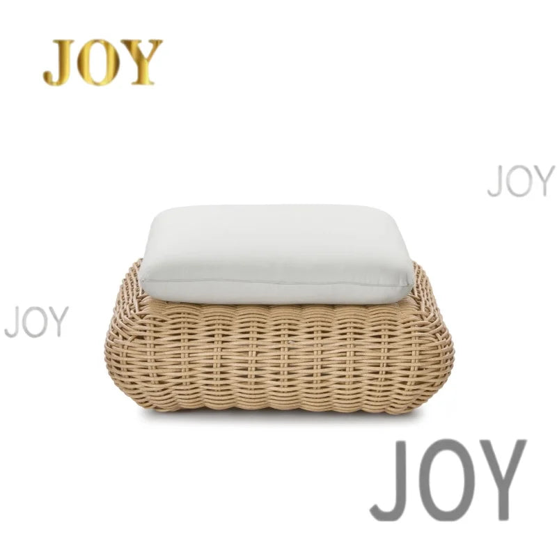 #Outdoor rattan sofa, courtyard, outdoor balcony, leisure small sofa, coffee table combination, garden furniture