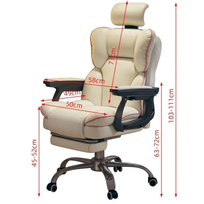 Modern Computer Office Chair Study Cushion Living Room Luxury Office Chair Support Gaming Chaise De Bureau Furniture Accessories