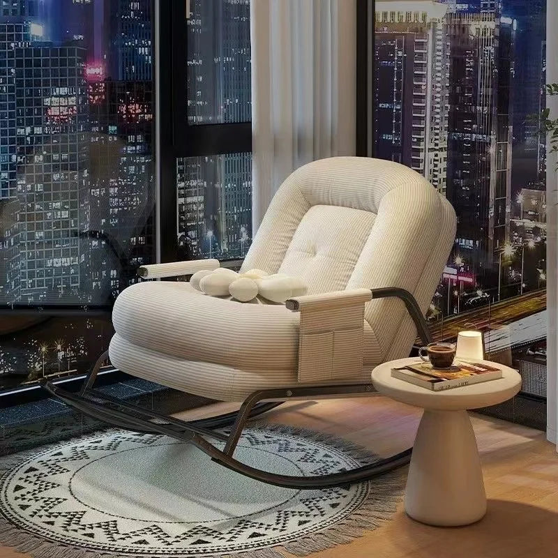 High Quality Nordic Leisure Chair Single Recliner Sofa Comfort Modern Living Room Recliner Lazy Chair for Relax