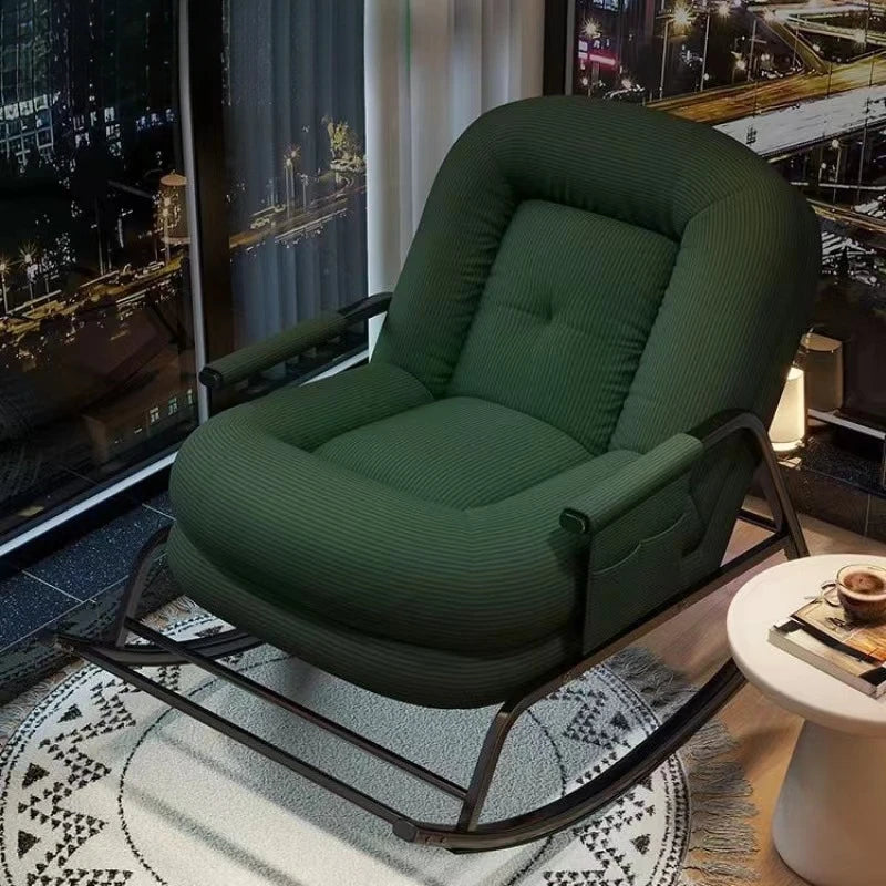 # Best-Selling Modern Minimalist Lounge Chair with Comfortable Fabric Rocking Chair Furniture for Living Room