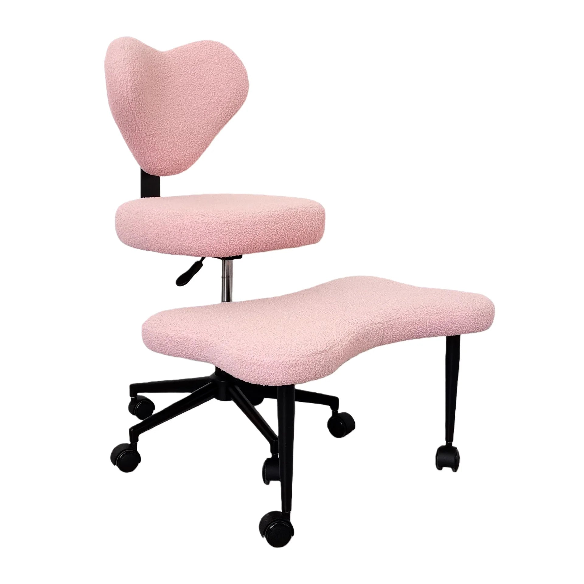 Cross Legged Office Chair – Meditation Seat with Lumbar Support for Desk Work Yoga Mindfulness Comfortable Space-Saving