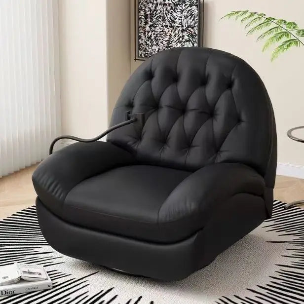 Lazy sofa sleepable and reclining living room bedroom sofa recliner multi-functional rotatable small  single sofa