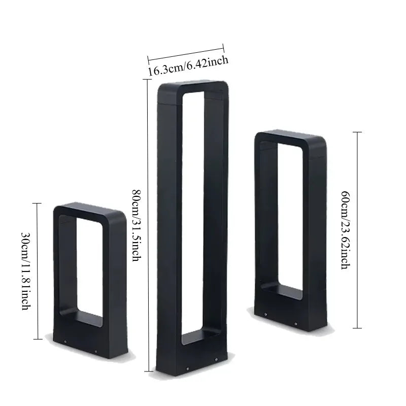 LED Outdoor Door Type Lawn Light Luxury Courtyard Light Waterproof Lawn Light Modern Landscape High Protection Column Light
