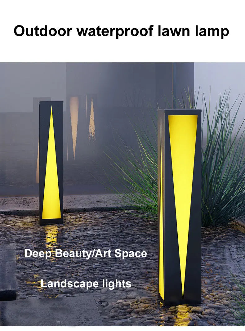 Outdoor Waterproof LED Landscape Light for Lawn Villa Community - Energy Efficient Courtyard Lighting with Electric Connection
