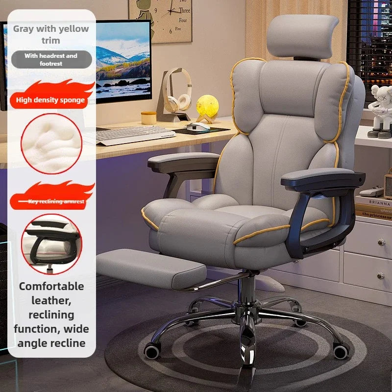 Mobile Ergonomic Office Chair Recliner Computer Bedroom Accent Office Chair Gameing Study Sillas De Oficina Office Furniture