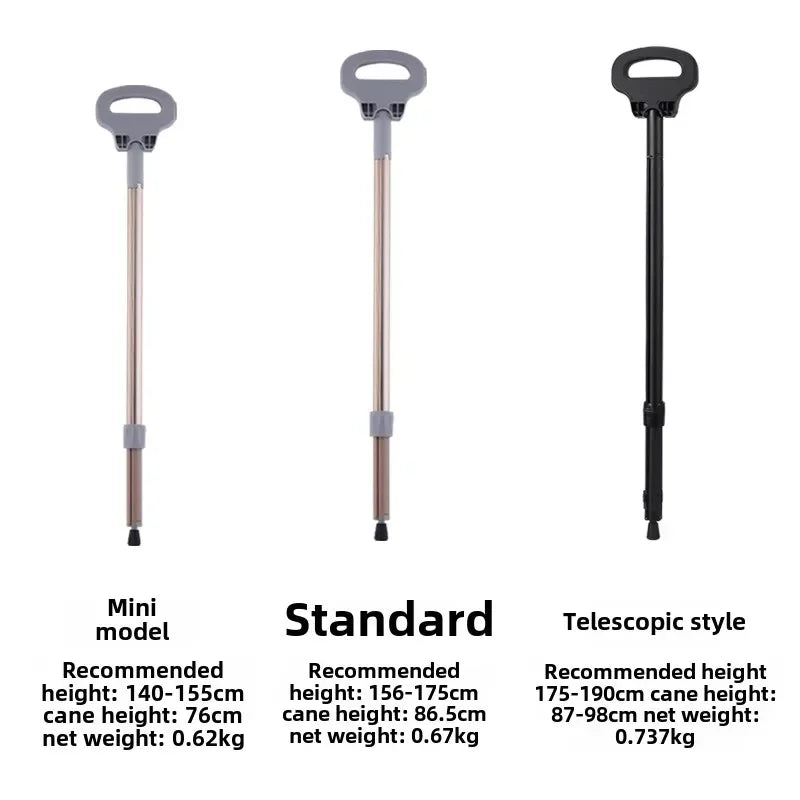 Elderly crutches Multifunctional cane chair Non-slip portable stool Light walker