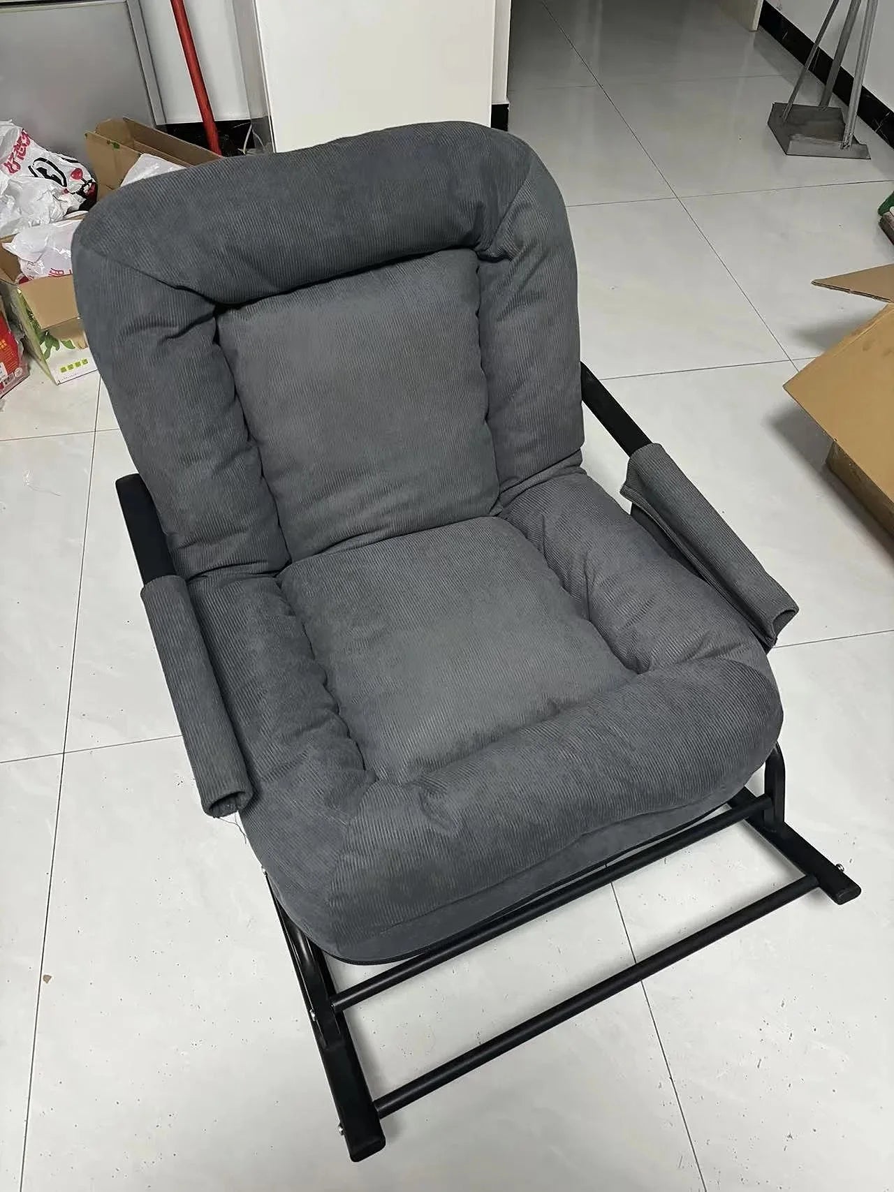 Lazy Rocking Chair Househol/d Living Room Adult Balcony Leisure Bedroom Recliner Single Lazy Sofa Human Rocking Chair Muebles