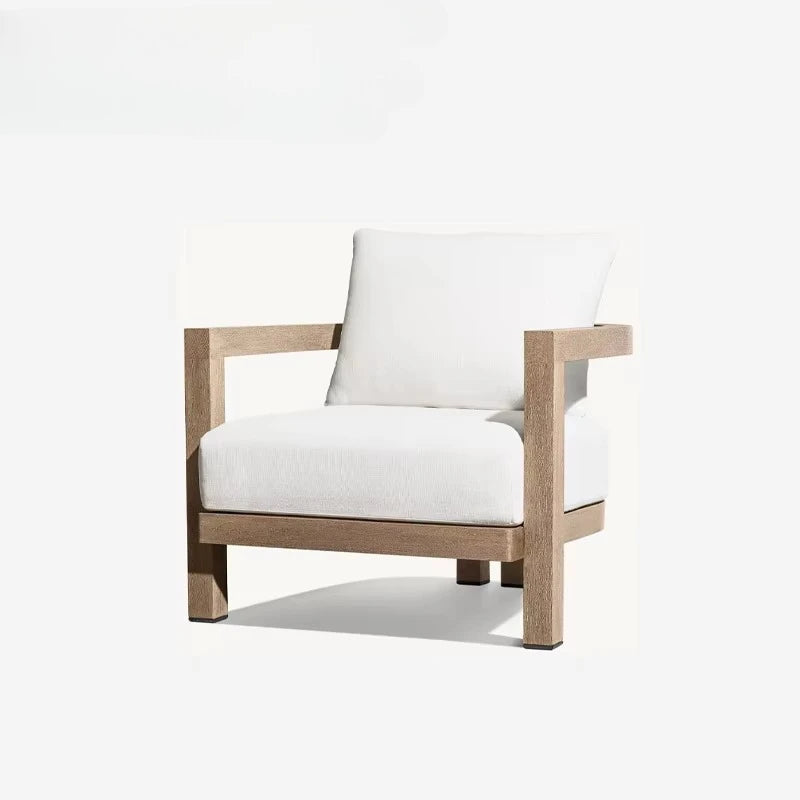Patio Furniture Set Luxury Hotel Garden Sofa Teak Outdoor Furniture Set Villa Resort Wooden