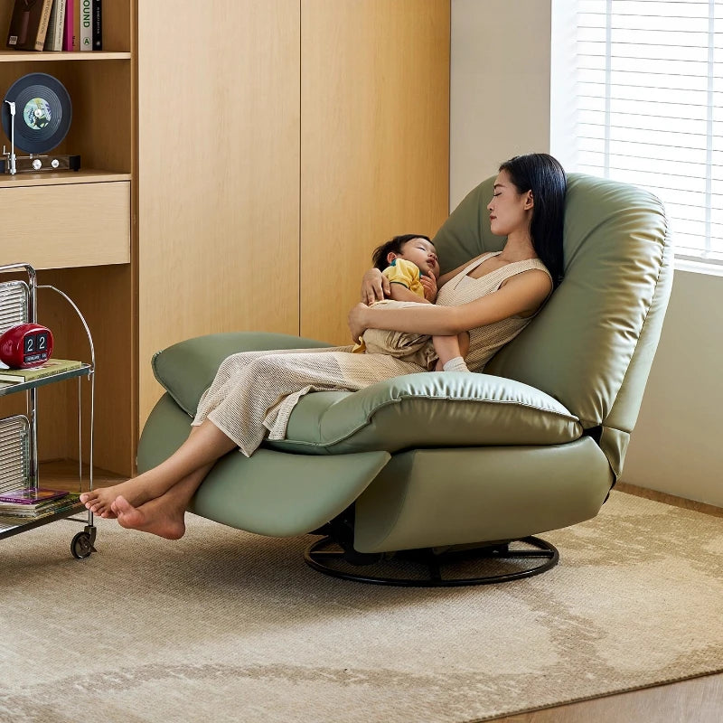 Electric Function Sofa with Wireless Charging Phone Holder Living Room Furniture Lazy Rocking Single Chair AI NFC Control Modern