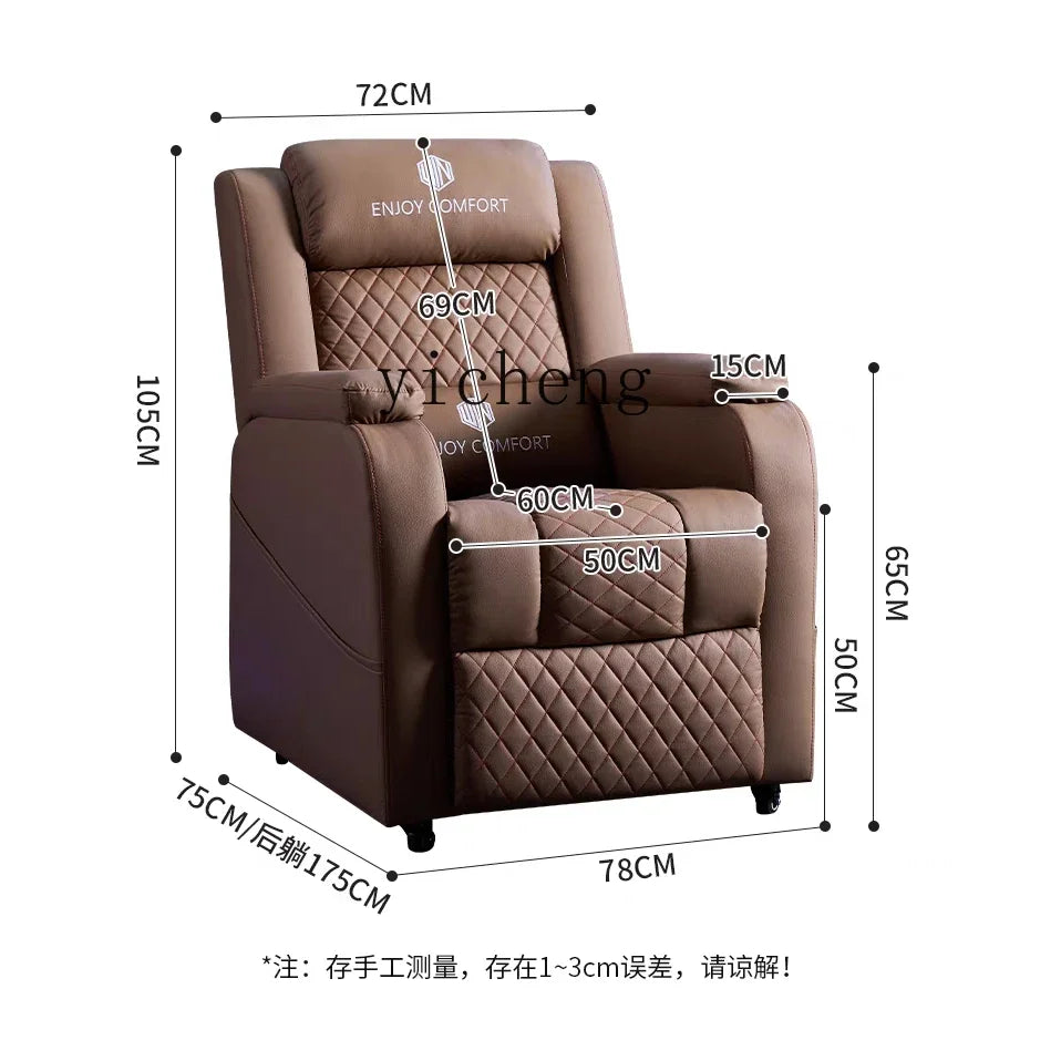 YZ6.15 Comfortable Long Sitting Reclining Multi-Functional Lazy Chair Internet Cafe Gaming Sofa Home Internet Cafe Sofa