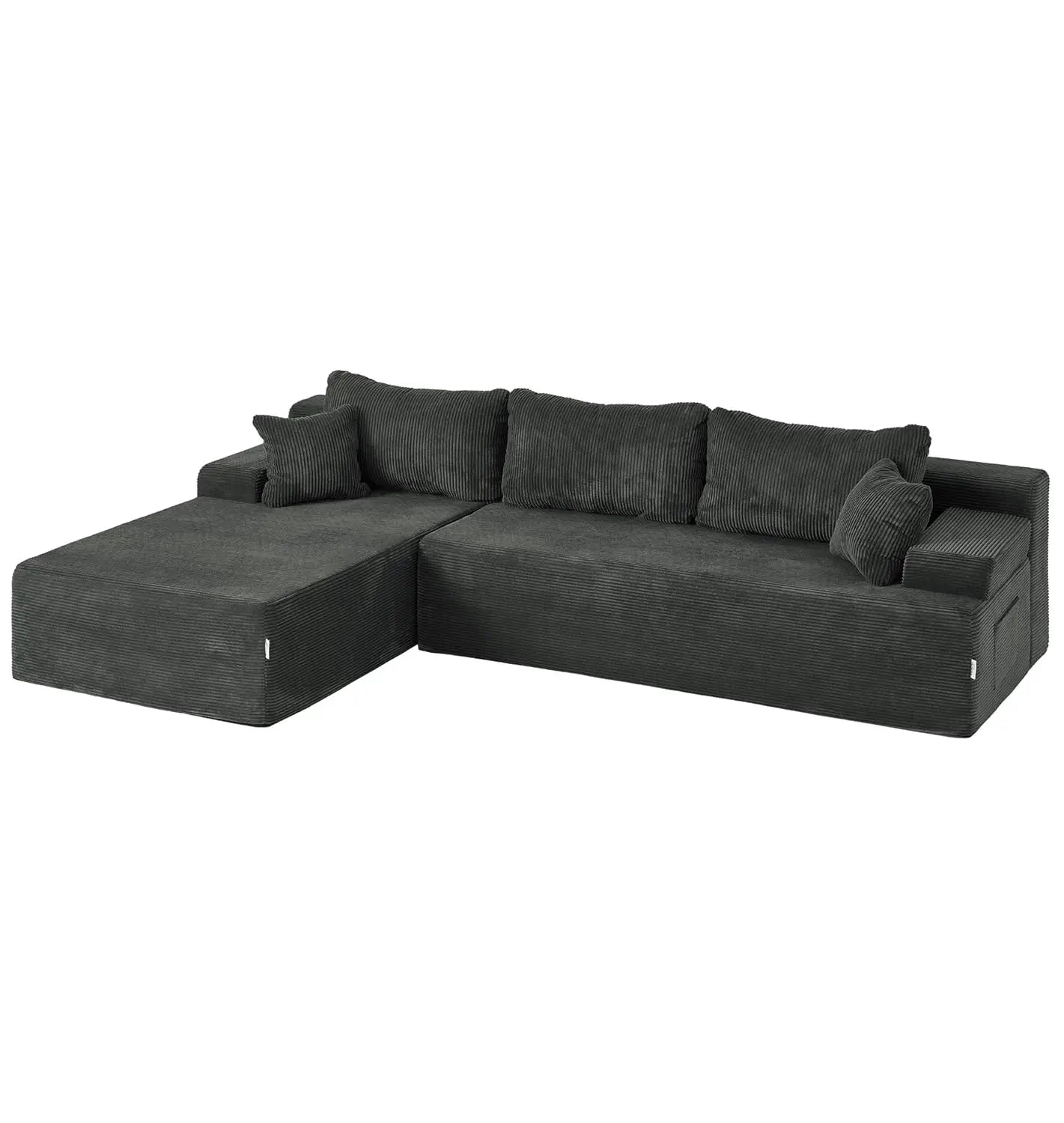 Modular Sectional Sofa Couches L-Shape Couch 3 Seat Modular Sofa Memory Foam Sectional Couches for Living Room,, Customized
