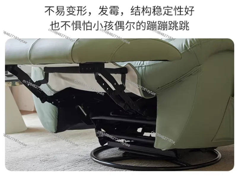 Electric single sofa home leisure lazy sofa can lie down and sleep living room first-class rocking chair function