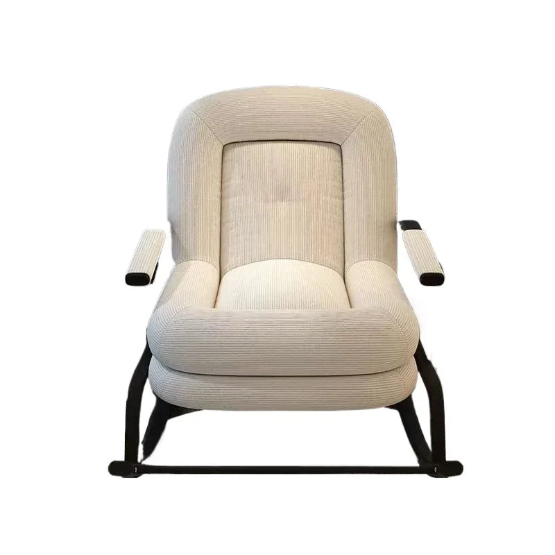 Lazy home living room balcony leisure folding recliner, bedroom single lazy sofa, can sit and lie down adults