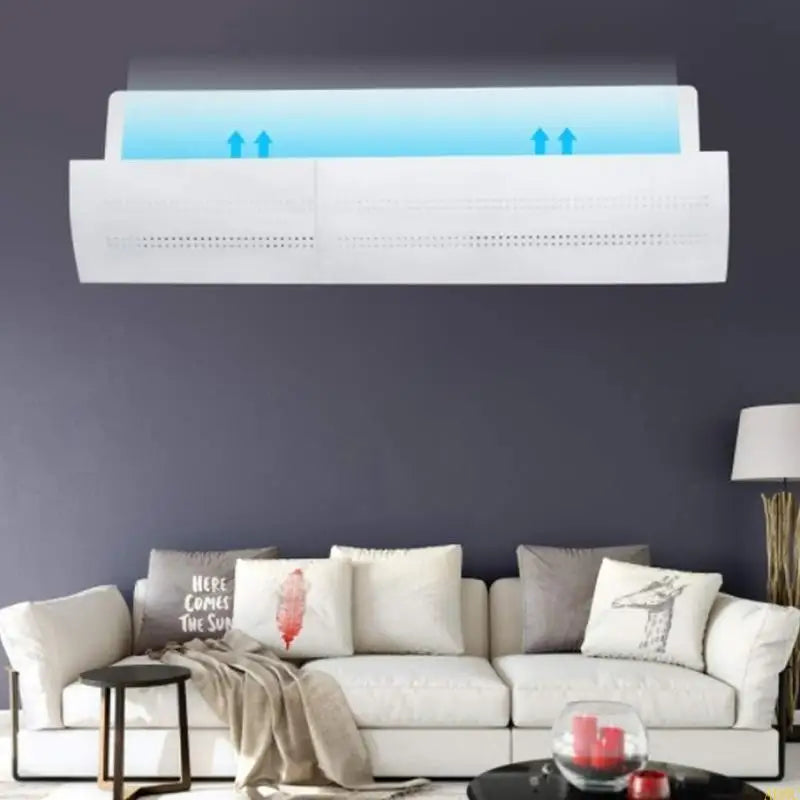 A0NC Adjustable Air Conditioning Wind Deflector Baffle Dust Cover Anti Direct Blowing