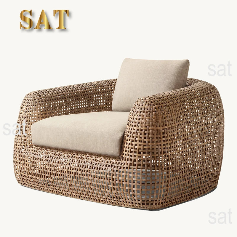 # Hot Garden Furniture Outdoor Sofa And Coffee Tables Set Outdoor Rattan Frame Garden Sofa Set