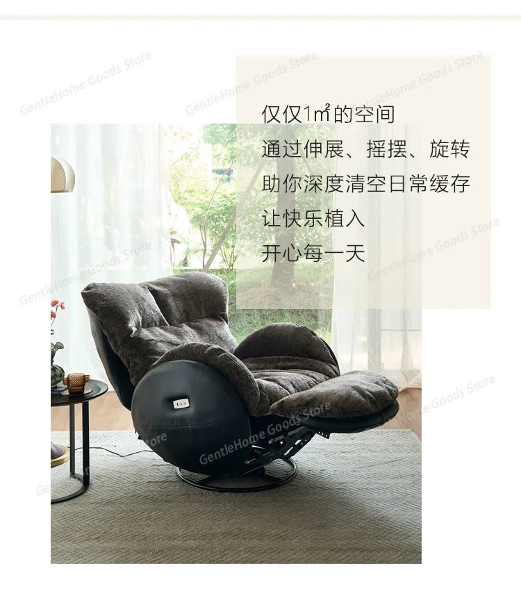 Armrest Fabric Electric Sofa Living Room Luxury Black Apartments Electric Sofa Oversized Relax Sofa De Luxo Furniture Home