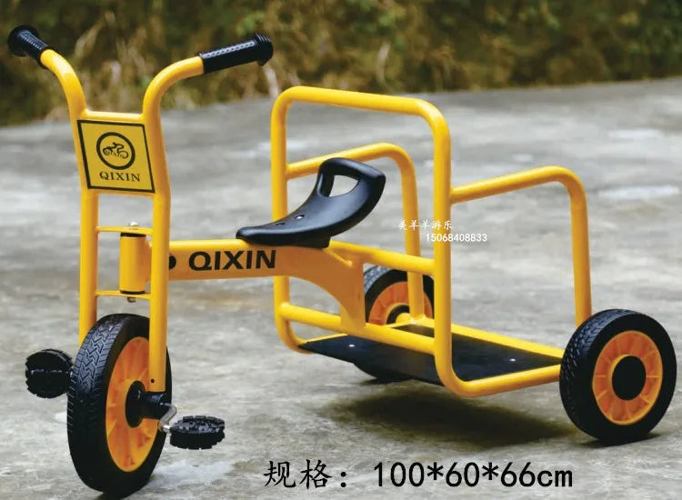 Tricycles, children's two person bicycles, outdoor twin bicycles, three person bicycles, multiple person rotating carts