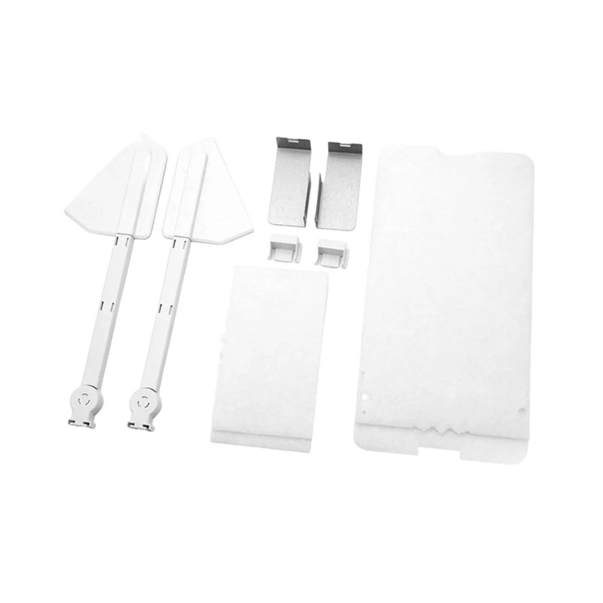 AC Wind Deflector for Units Clip on Installation Multi Angle Rotation for Conditioners Adjustable