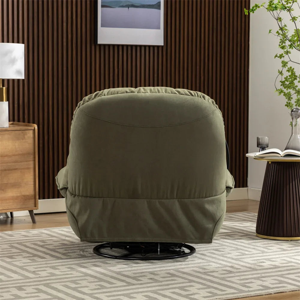 l Custom Gaming Sleeping Working Reclinable Chair Swivel Single Smart Power Recliner Sofa USB Charger with Bluetooth