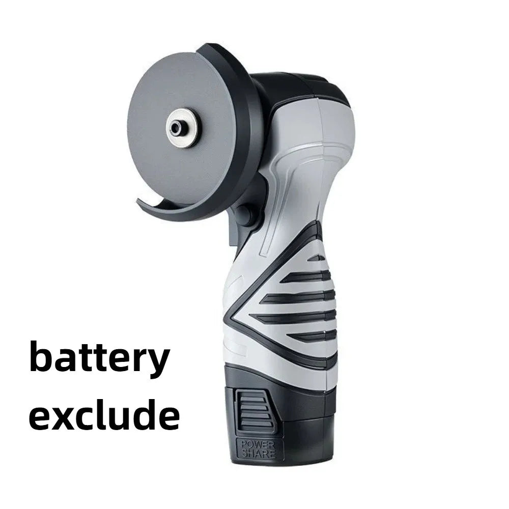 Cordless Design Electric Angle Grinder Protective Guard Compact Cordless Angle Grinder Tool One-touch Control Switch
