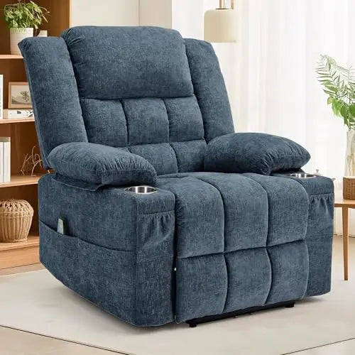 Recliner Chair,Rocking Chair with Massage and Heat,360° Swivel Recliner Chairs for Adults,for Bedroom,Nursery,Living Room Chairs