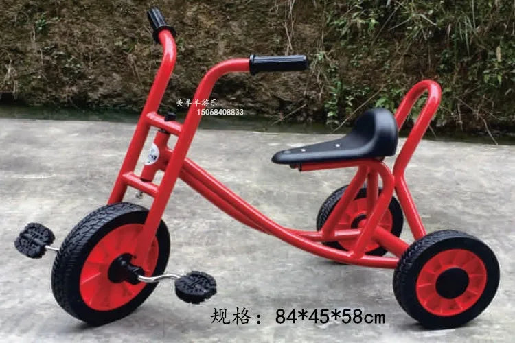 Tricycles, children's two person bicycles, outdoor twin bicycles, three person bicycles, multiple person rotating carts