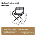Outdoor folding chair portable ultra-light beach picnic aluminum alloy camping director space saving
