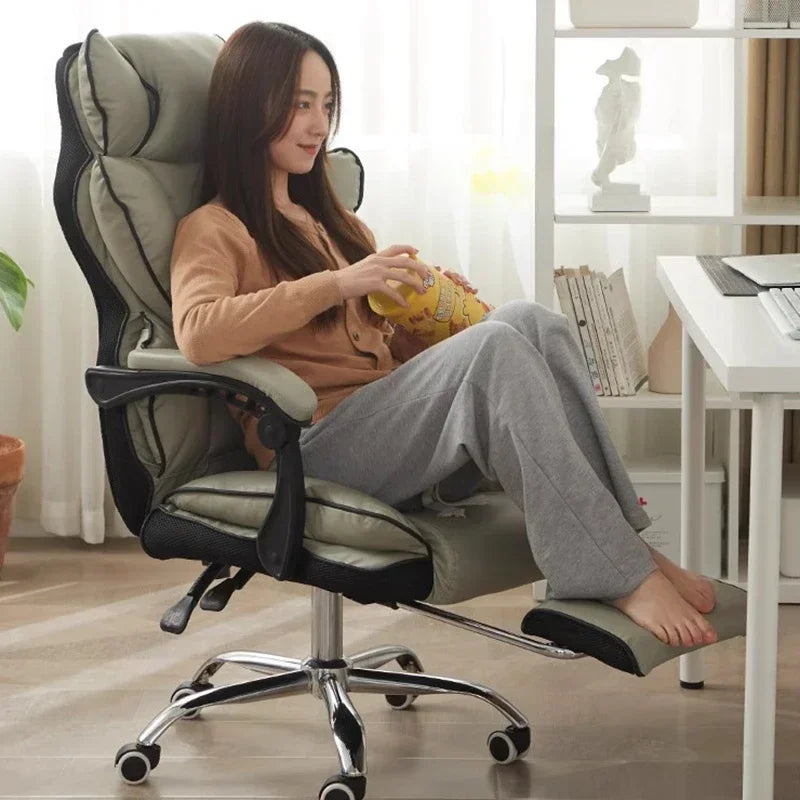 Comfortable Sedentary Computer Gaming Chair Ergonomic Bedroom With Sofa Office Desk Study Lift Chair Office Furniture FYOC