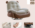 Multifunctional Electric Massage Lazy Sofa for Easy Relaxation with Simple Modern Design Flannel Upholstery and Smart Remote