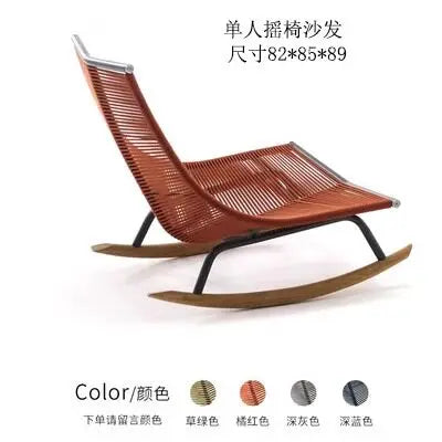 Outdoor courtyard Open-air waterproof and sunscreen Outdoor garden Balcony B & B leisure rattan chair combination furniture