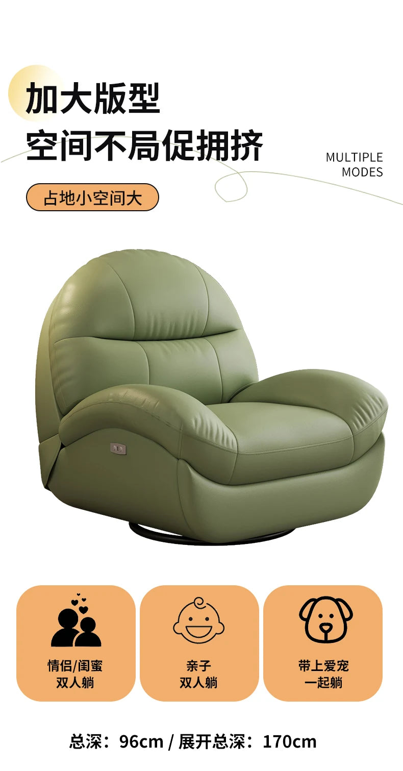 First Class Space Capsule Electric Sofa Chair Multifunctional E-sports Lazy Recliner Rocking Leisure Single Sofa