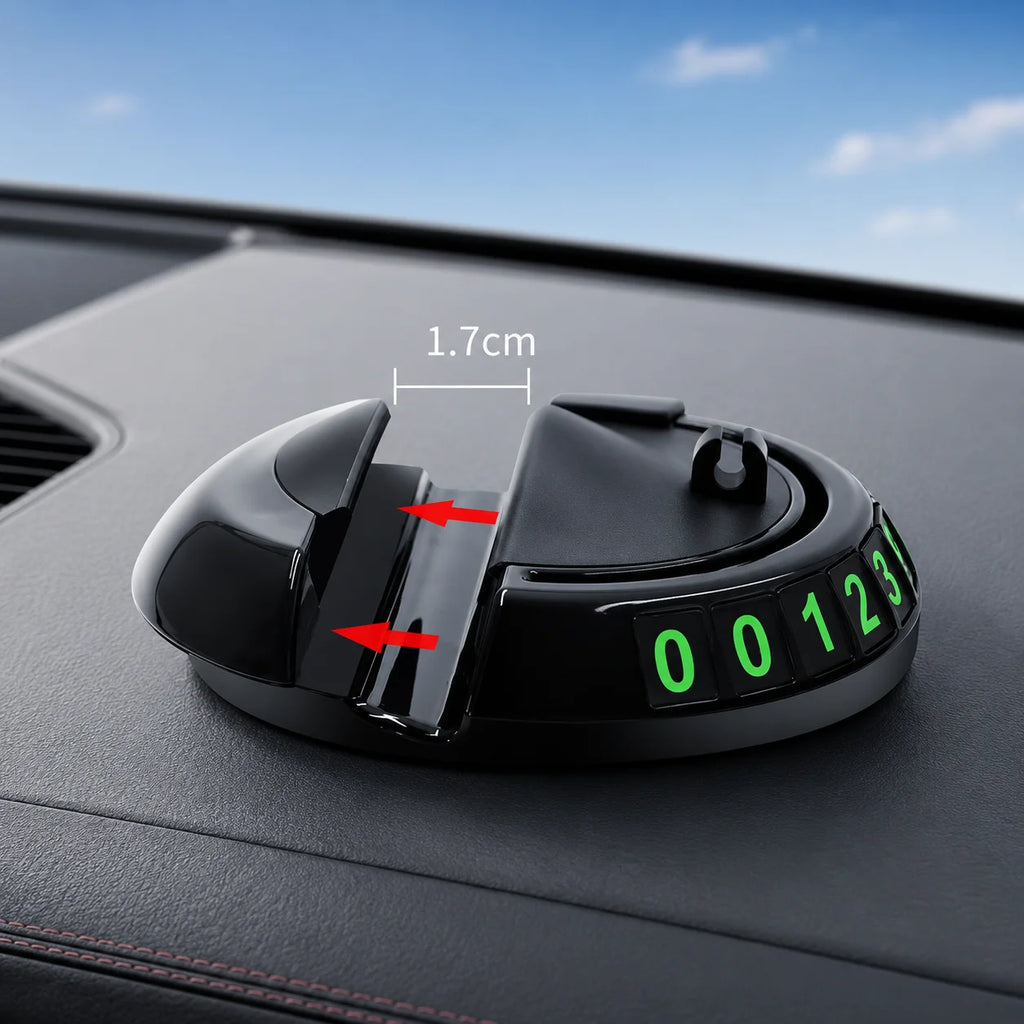Car Anti-Slip Mat Phone Holder 360-Degree Rotation Dashboard Non-Slip Adhesive Pad Organizer for Keys Pens Sunglasses Interior