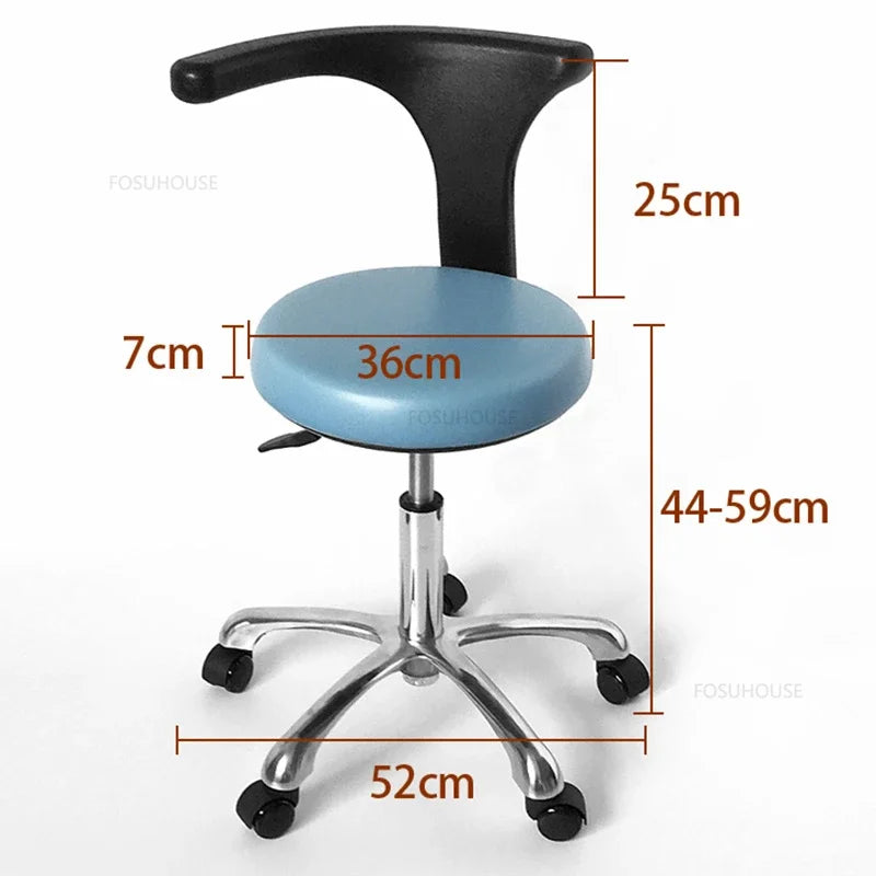 Modern Minimalist Barber Chairs Dentist Backrest Stools Liftable Bar Swivel Chairs Beauty Salon Special Beauty Pulley Stool Q