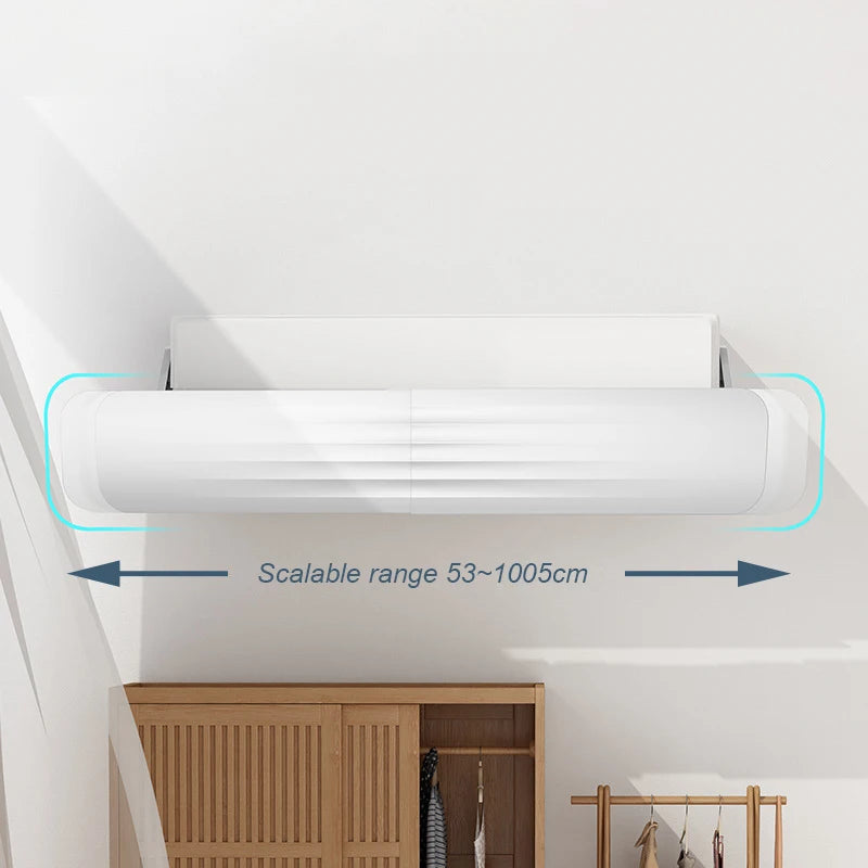 Adjustable Air Conditioner Deflector Telescopic Windshield Confinement Air Deflector  Windshield Dust Cover for Home