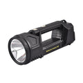 Extra Large Flashlight 22/27/38.5cm Outdoor Solar Flashlight Rechargeable Searchlight Long Range Carry Super Bright  Flashlight