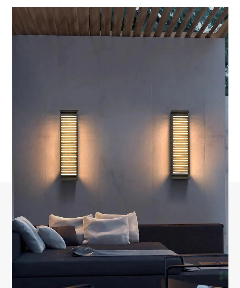 Outdoor Stainless Steel Wall Lights LED Cubical Black Lighting Fixture Waterproof Anti-Rust Sconces Luminaire for Garage Pathway