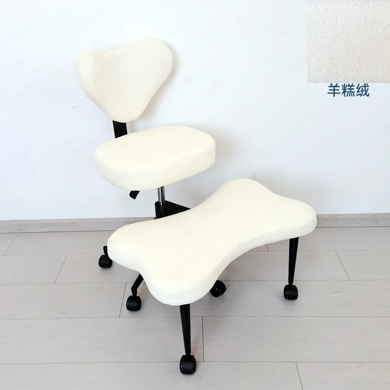 Cross Legged Squatting Lazy Chair, Comfortable Floor Seat for Long Sitting in Dormitory & Office