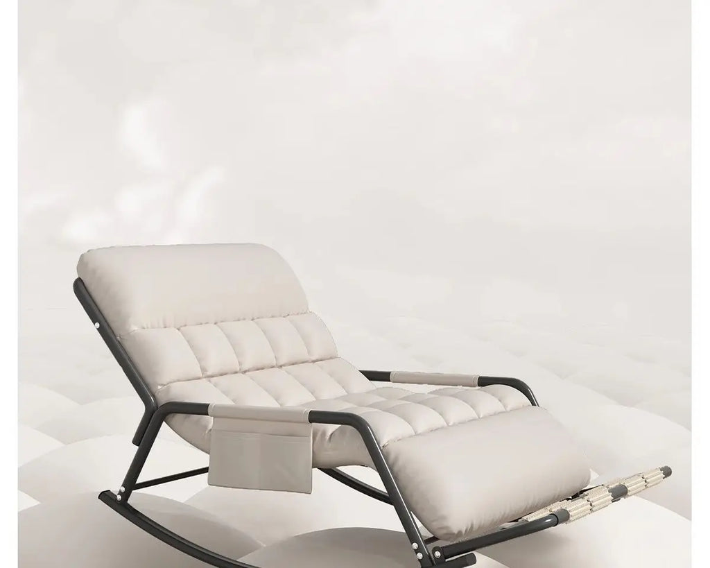 Reclining chair rocking chair adult sit and sleep dual-purpose new double lunch break balcony home leisure lazy sofa