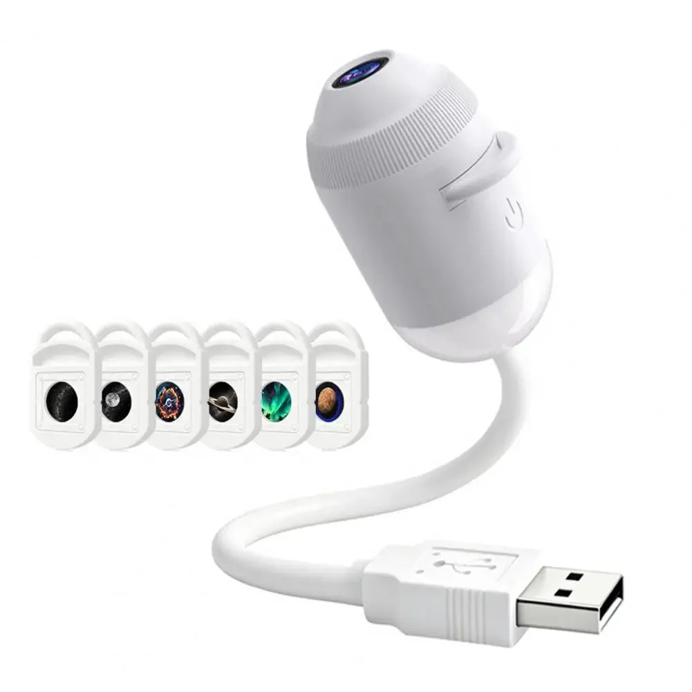 USB Starry Sky Projector Lamp 2 in 1 Night Light with Touch Control Adjustable Brightness Clear HD Image for Bedroom Decor Gift