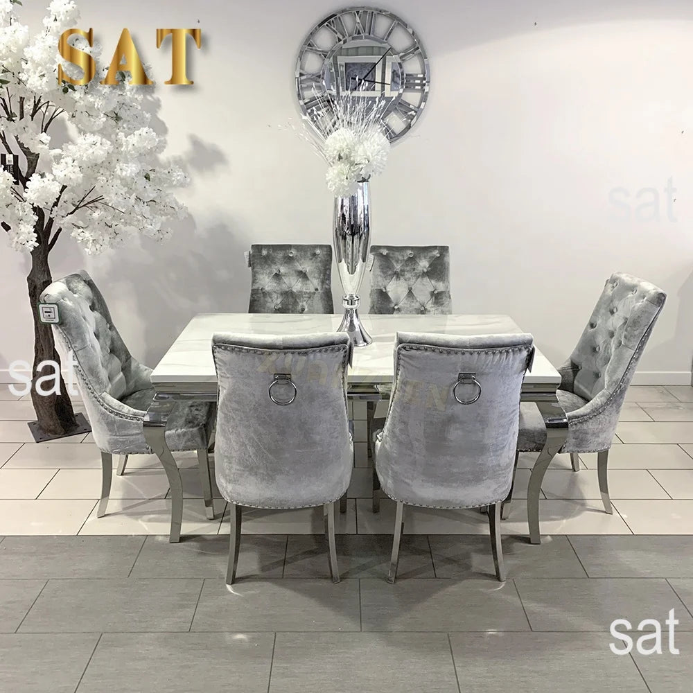 # Living Room Furniture Marble Stone Restaurant Marble Dining Table Marble Modern