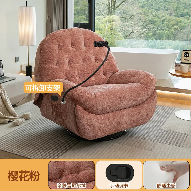 Multifunctional lazy sofa first class  living room sofa chair sleeping recliner electric single Internet celebrity