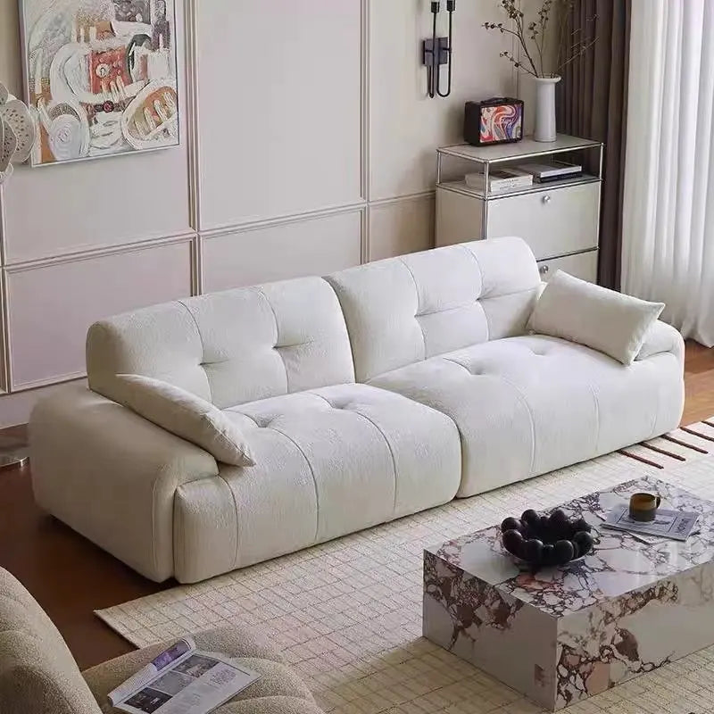 Italian Modern Living Room Sofas White Velvet Luxury Loveseat Living Room Sofas Togo Soft Muebles De Sala Furniture Home