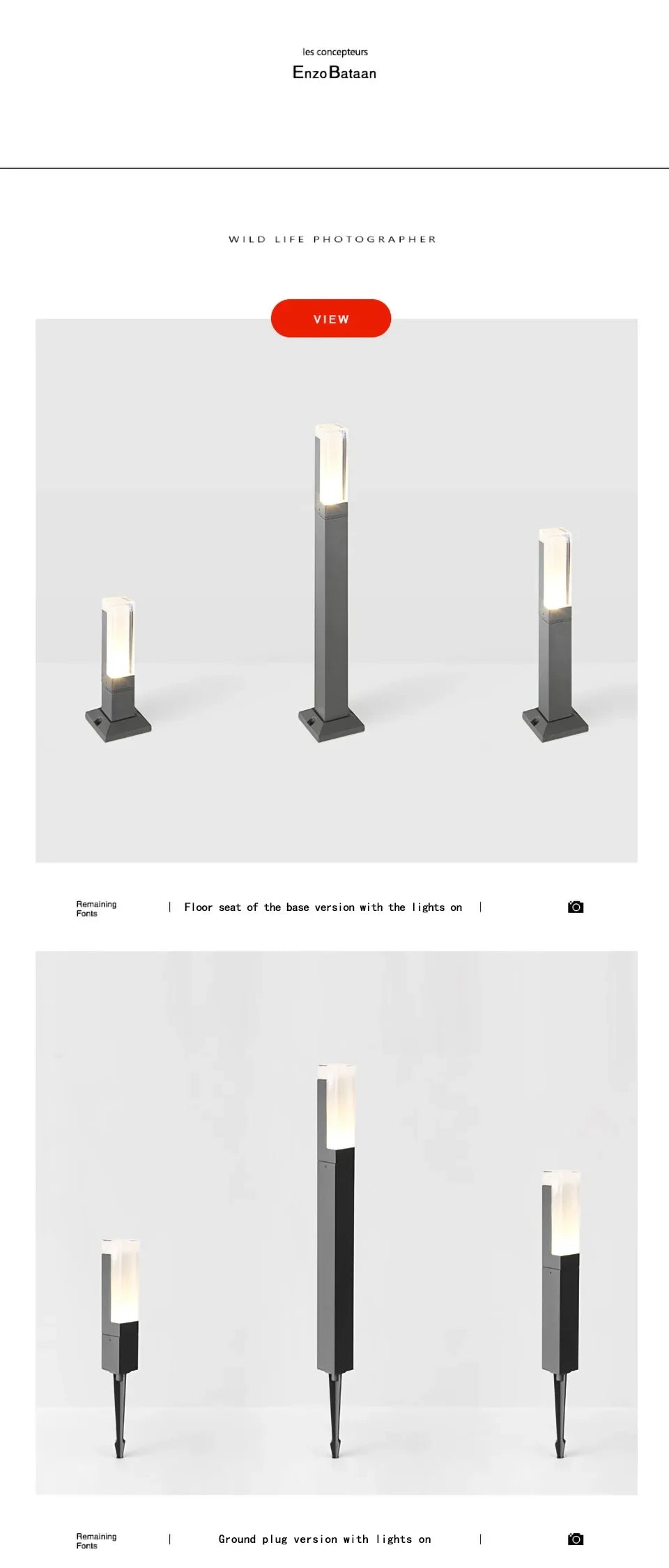Indoor and Outdoor Waterproof IP65 Material 10W LED Garden Villa Courtyard Square Landscape AC85-265 Column Lamp Power Saving An