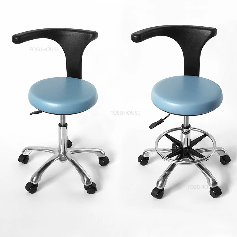 Modern Minimalist Barber Chairs Dentist Backrest Stools Liftable Bar Swivel Chairs Beauty Salon Special Beauty Pulley Stool Q