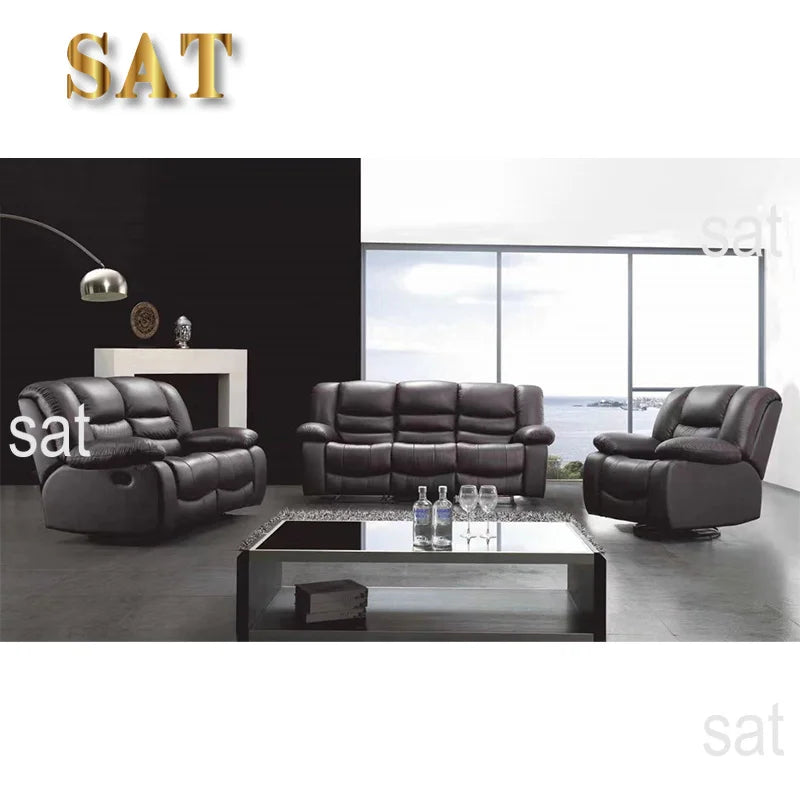 &Italian Modern Electric Functional Office Sofa Set Leisure Living Room Furniture Smart Luxury Leather Recliner Lounge Sofas