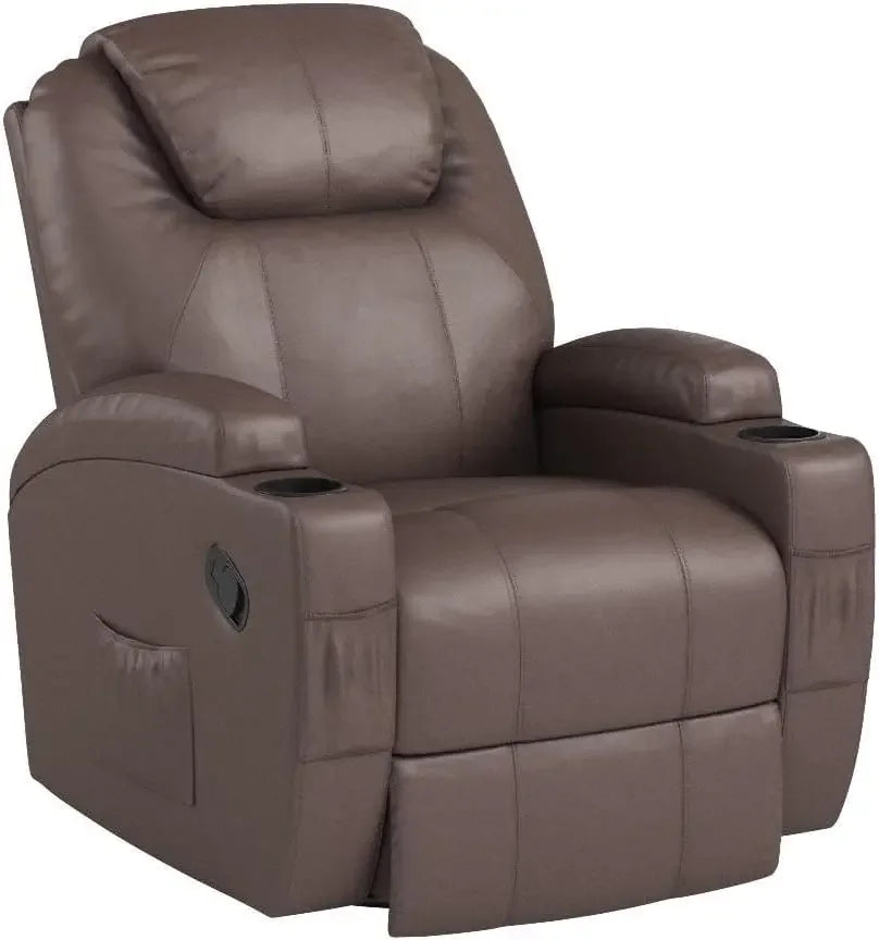 Recliner Chair,Rocking Chair with Massage and Heat,360° Swivel Recliner Chairs for Adults,for Bedroom,Nursery,Living Room Chairs