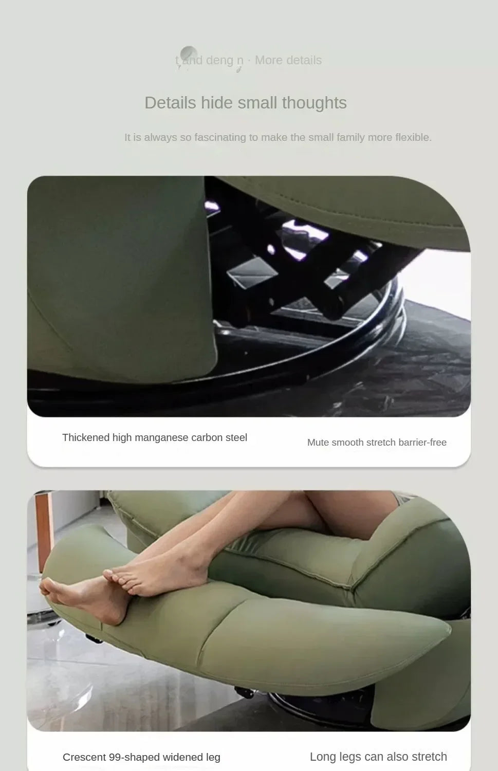 Smart Electric Lazy Sofa Recliner Single Leisure Chair with Sleep Function for Modern Living Room Lounge  Leather Sectional Sofa